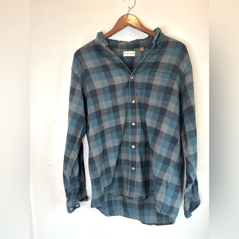 Hobbs creek blue and gray flannel